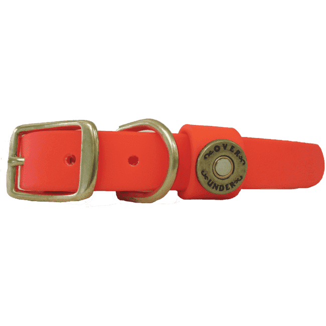 "The Water Dog" DuraHide Collar in Blaze Orange by Over Under Clothing - Country Club Prep