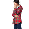 Red Tartan Coast Print Waterproof Coat by Joules - Country Club Prep