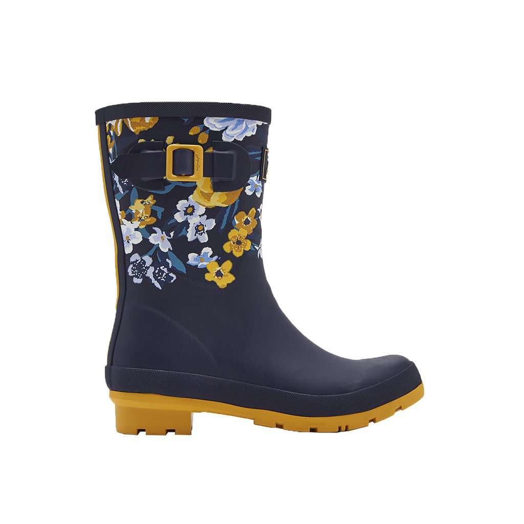 Molly Mid Height Welly Rain Boot by Joules - Country Club Prep