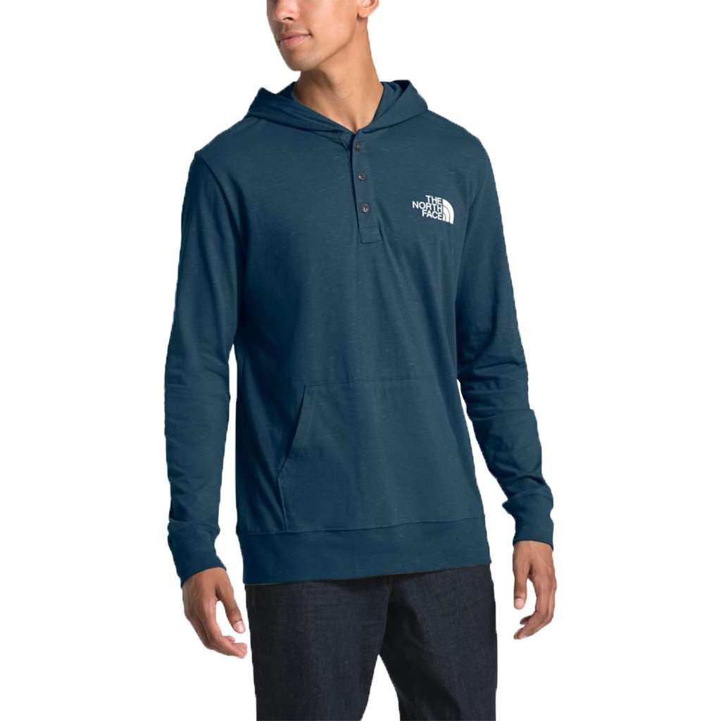 Men's Henley Injected Pullover Hoodie by The North Face - Country Club Prep