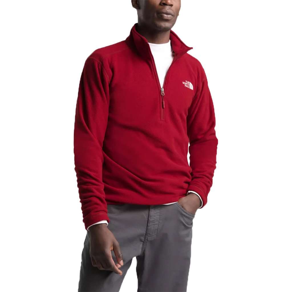 Men's Textured Cap Rock 1/4 Zip Fleece by The North Face - Country Club Prep