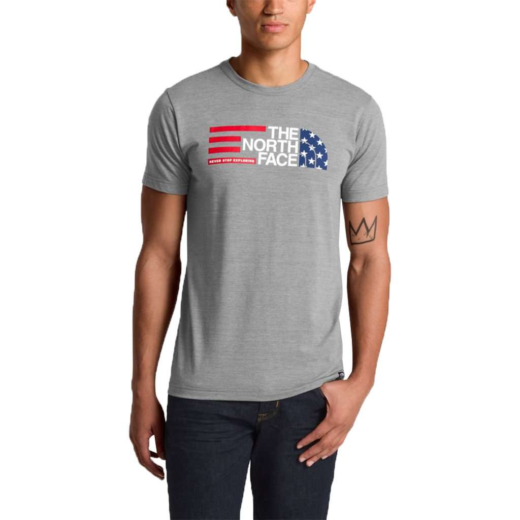 The North Face Men's Americana Tri-Blend Tee | Free Shipping – Country ...