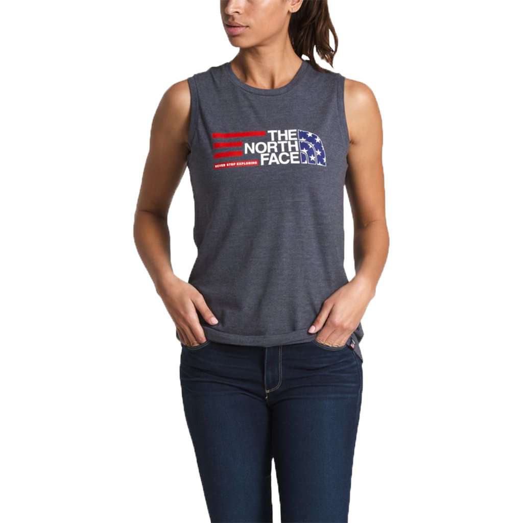 Women's Americana Tri-Blend Tank by The North Face - Country Club Prep