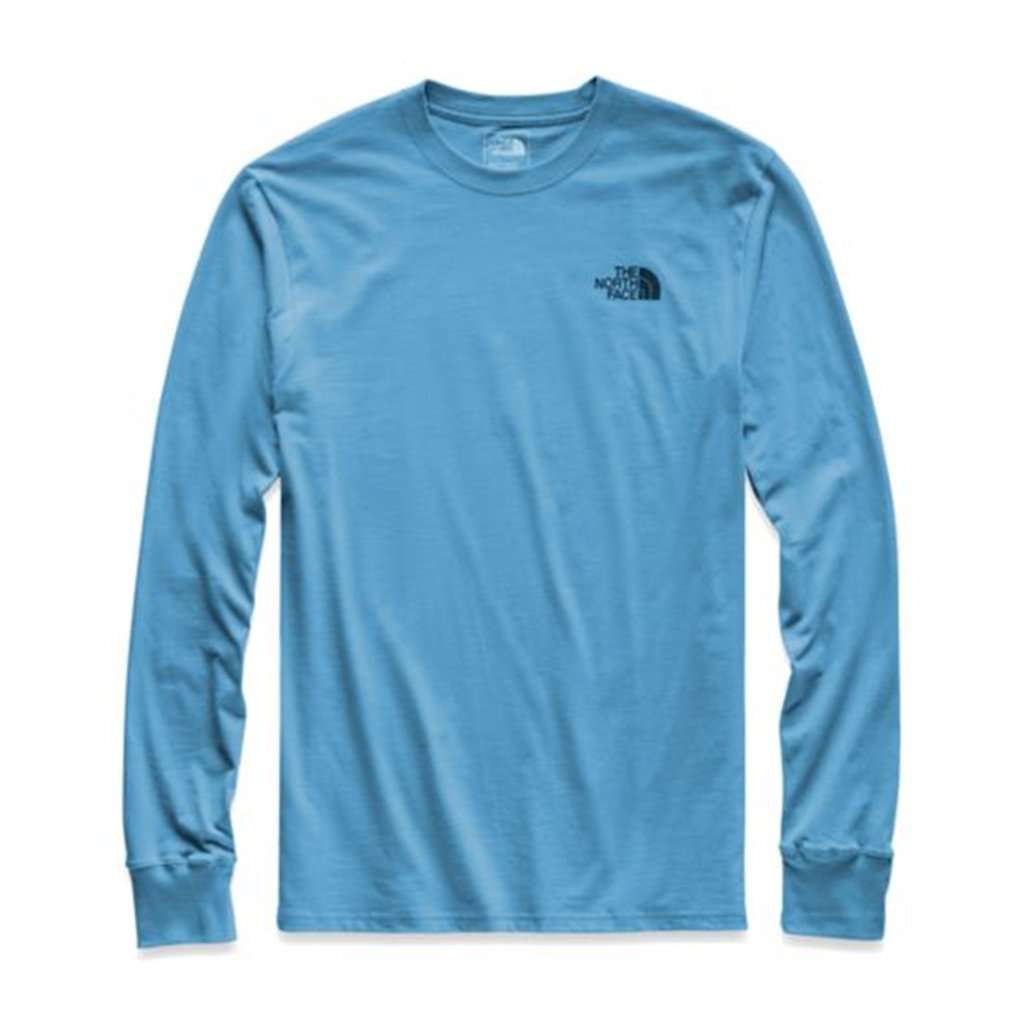 Men's Long Sleeve Red Box Tee by The North Face - Country Club Prep