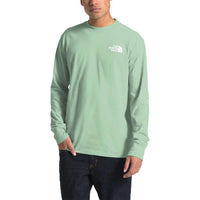 Men's Long Sleeve Red Box Tee by The North Face - Country Club Prep