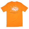 University of Tennessee Mascot Skipjack Tee Shirt in Rocky Top Orange by Southern Tide - Country Club Prep