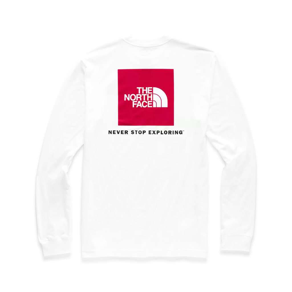Overstijgen Mislukking Ontwikkelen The North Face Men's Long Sleeve Red Box Tee | Free Shipping – Country Club  Prep