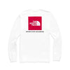 Men's Long Sleeve Red Box Tee by The North Face - Country Club Prep