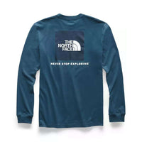 Men's Long Sleeve Red Box Tee by The North Face - Country Club Prep