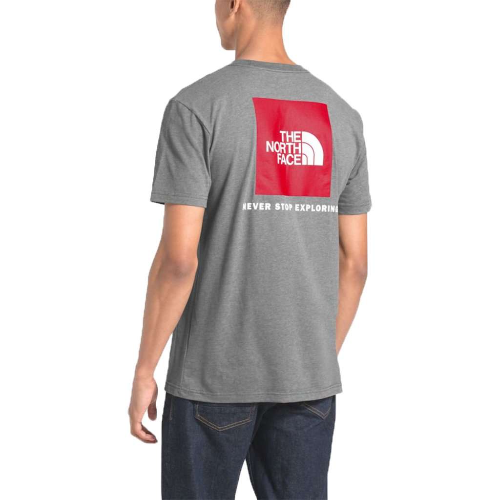 Men's Short Sleeve Red Box Tee by The North Face - Country Club Prep