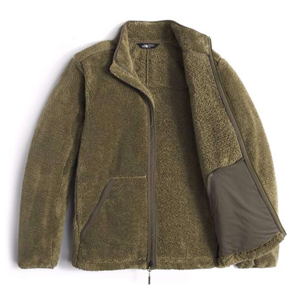 The North Face Men's Campshire Full Zip Sherpa Fleece in Burnt
