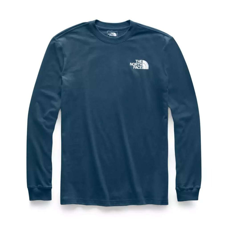 Men's Long Sleeve Red Box Tee by The North Face - Country Club Prep