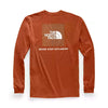 Men's Long Sleeve Red Box Tee by The North Face - Country Club Prep