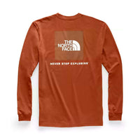 Men's Long Sleeve Red Box Tee by The North Face - Country Club Prep