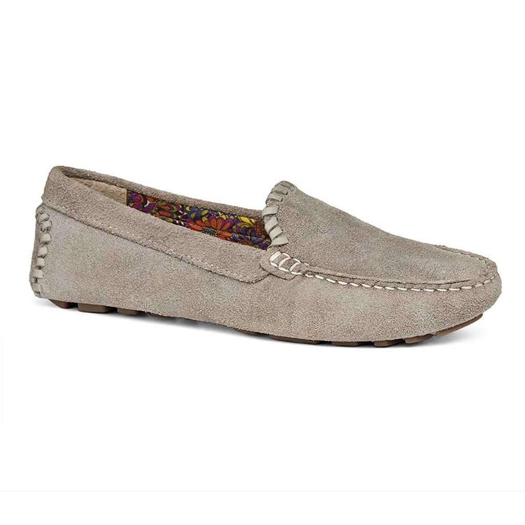 Taylor Suede Loafer in Dove Grey by Jack Rogers - Country Club Prep