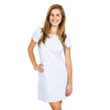 Addie Dress in Admiral Stripe Chatham Blue by Mahi Gold - Country Club Prep