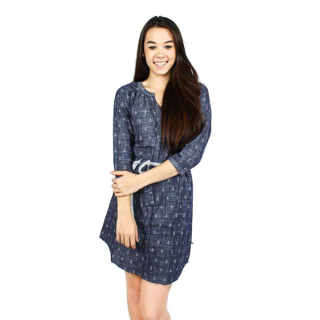 Anchors Shirt Dress by Hatley - Country Club Prep