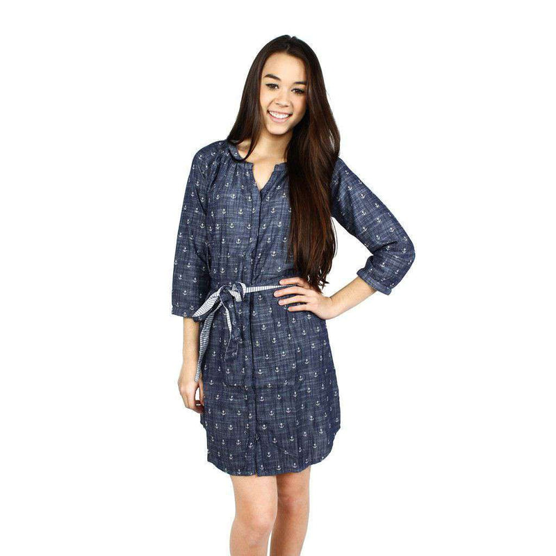 Anchors Shirt Dress by Hatley - Country Club Prep