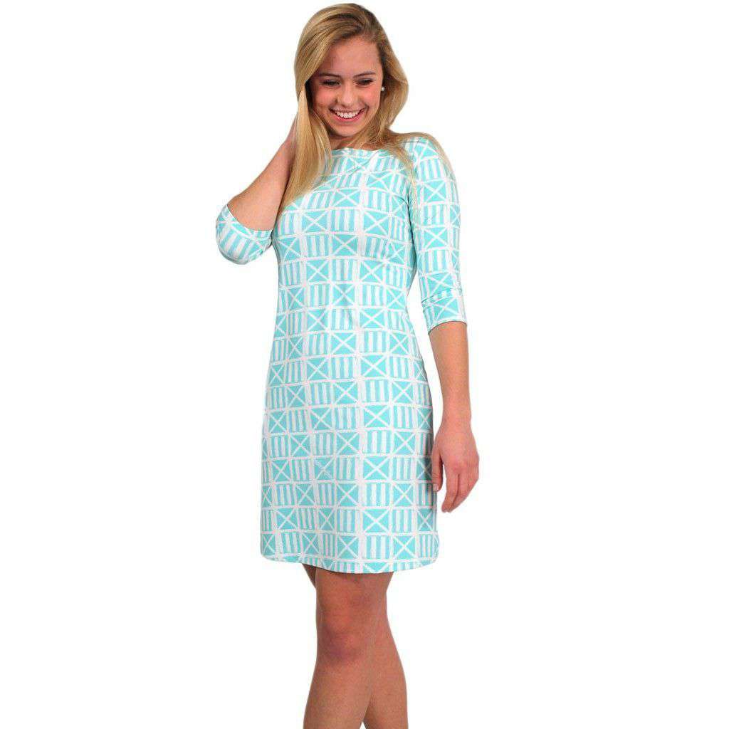 Bimini Mahi Dress in Teal by Mahi Gold – Country Club Prep