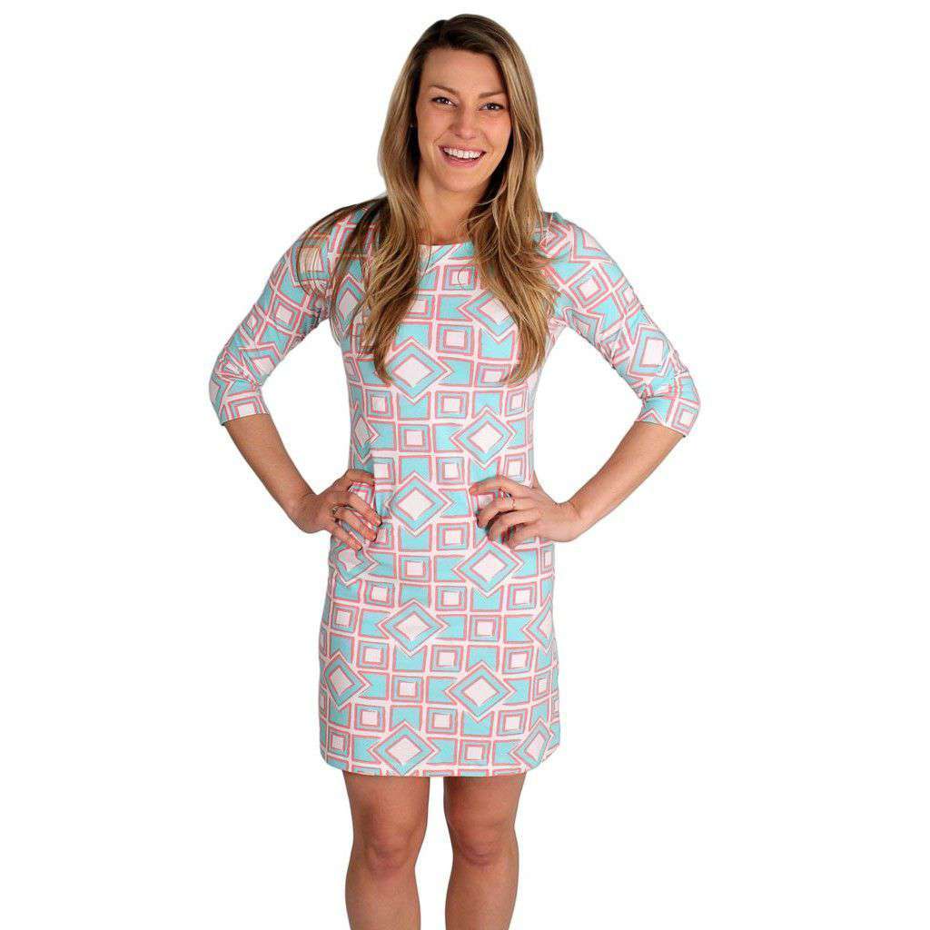 Bimini Palm Beach Dress in Teal by Mahi Gold – Country Club Prep