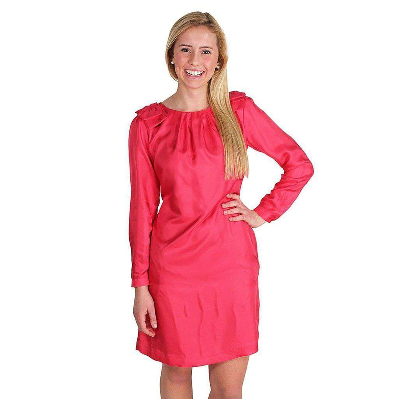 hot pink country dress Rosumi Plus Size Women's Summer Casual Vacation Solid Color Pink Button Ruffle Hem Dress Country Going Out Holiday Daily Wear Flowy Boho Beach,Back To School