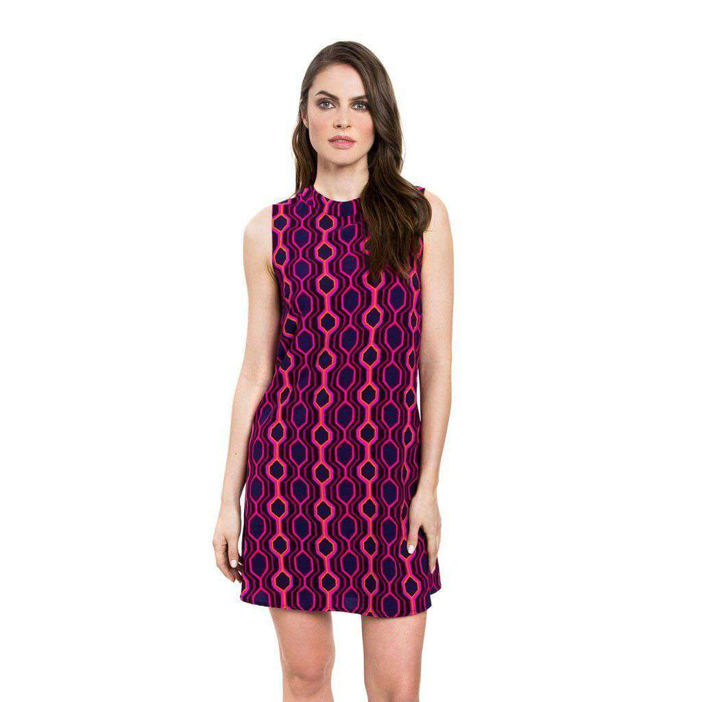 Brita Dress in Giraffe Print by Julie Brown