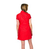 Button Up Dress in Red by Sail to Sable - Country Club Prep