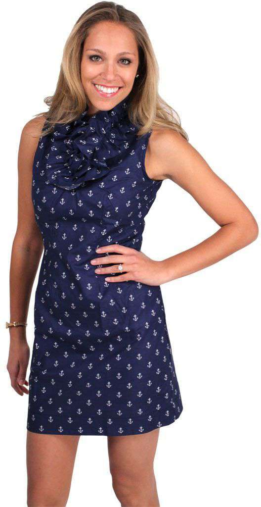 Carolyn Dress in Can't Hold Me Down by Just Madras - Country Club Prep