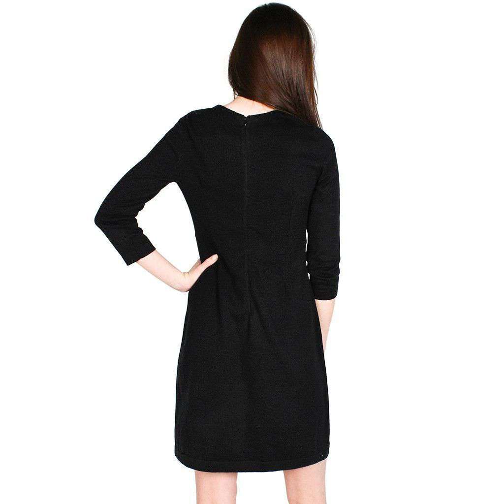 Cashmere Kelly Dress in Black by Tyler Boe - Country Club Prep