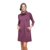 Cashmere Kim Cowl Dress in Bordeaux by Tyler Boe - Country Club Prep