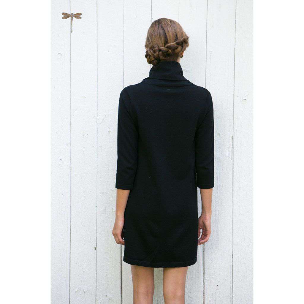 Tyler Boe Cashmere Kim Cowl in Black  Country Club Prep