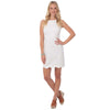 Charleston Scallop Dress in White by Southern Tide - Country Club Prep