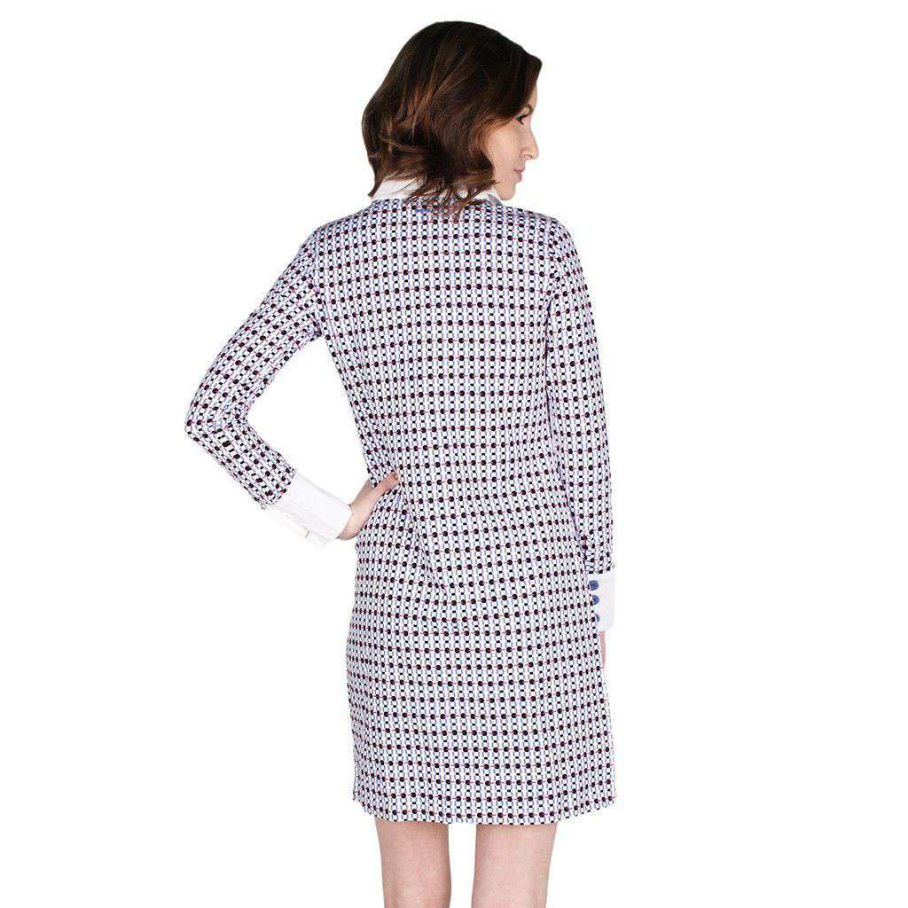 Dixi Cup Polo Dress in Blue by Tyler Boe - Country Club Prep