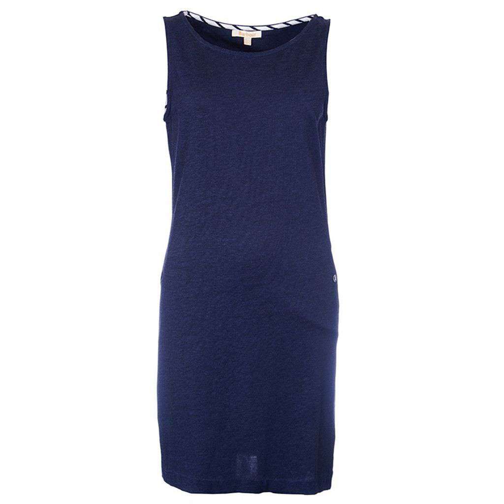 Dolostone Dress in Navy by Barbour - Country Club Prep