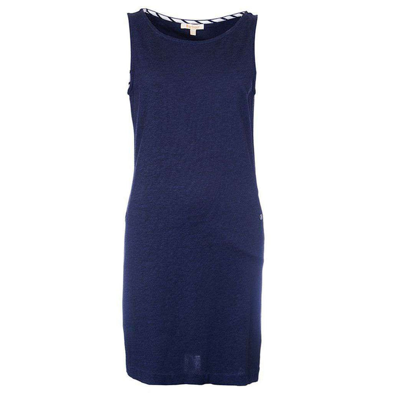 Dolostone Dress in Navy by Barbour - Country Club Prep