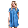 Fins Dress in Chambray by Barbour - Country Club Prep