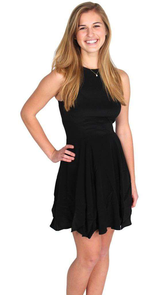 Happy Hour Dress in Black by Yumi Kim - Country Club Prep