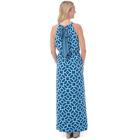 Harper Maxi Dress in Mosaic Print by Southern Tide - Country Club Prep