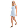 Josephine Seersucker Dress in Boat Blue by Southern Tide - Country Club Prep