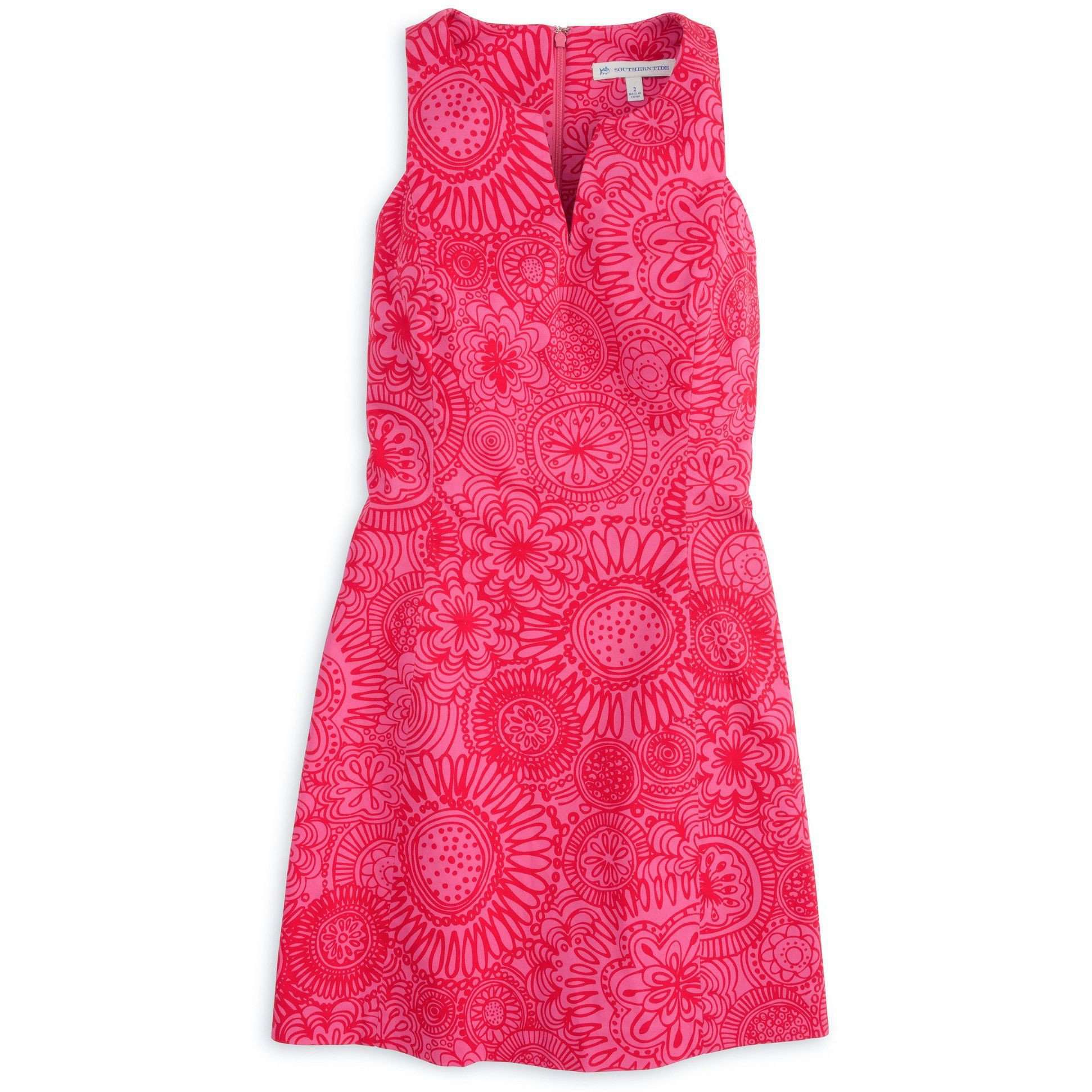 Kennedy Dress in Seapine Floral by Southern Tide - Country Club Prep