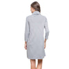 Kim Cowl Dress in Navy and White by Tyler Boe - Country Club Prep
