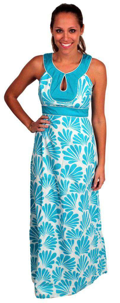 Maho Bay Dress in Turquoise by Southern Frock BLue / 2