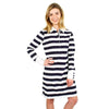 Nattie Rugby Dress in Midnight and White by Tyler Boe - Country Club Prep