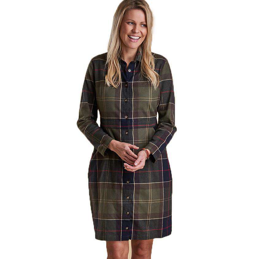 Rannoch Dress in Classic Tartan by Barbour UK 10 / US 6 / MuLti