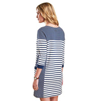 Rief Dress in Navy Cloud by Barbour - Country Club Prep