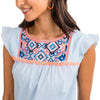 Sadie Dress in Boat Blue by Southern Tide - Country Club Prep