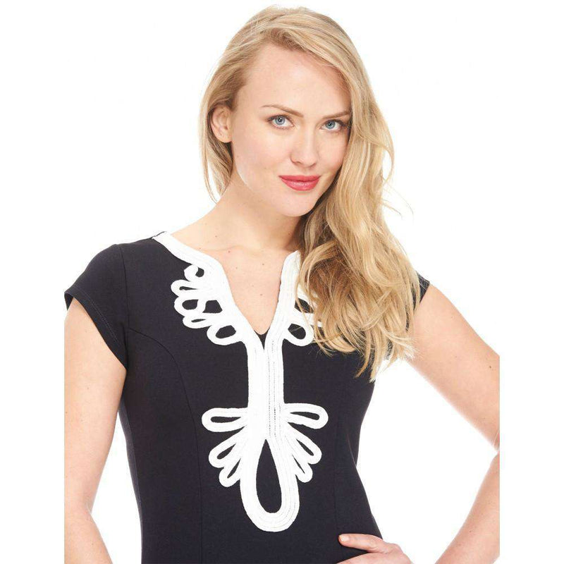 Sheath Dress in Black & White by Hatley - Country Club Prep