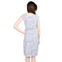 Spinnaker Wrap Dress in Blue Hydrangea by Mahi Gold - Country Club Prep