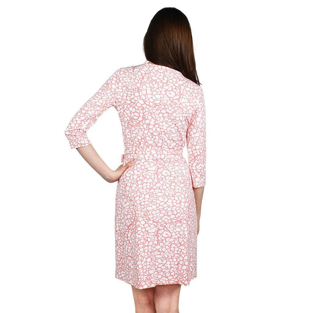Spinnaker Wrap Dress in Pink Hydrangea by Mahi Gold  Country Club Prep