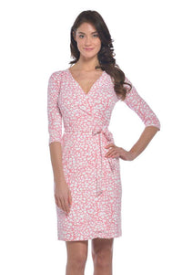 Spinnaker Wrap Dress in Pink Hydrangea by Mahi Gold - Country Club Prep